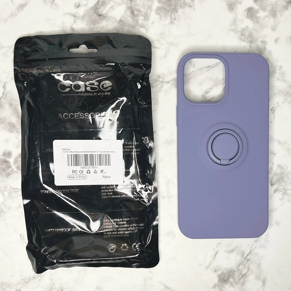 New! iPhone 13 Pro Max case lavender grey 🎈2 for $5 🎈
